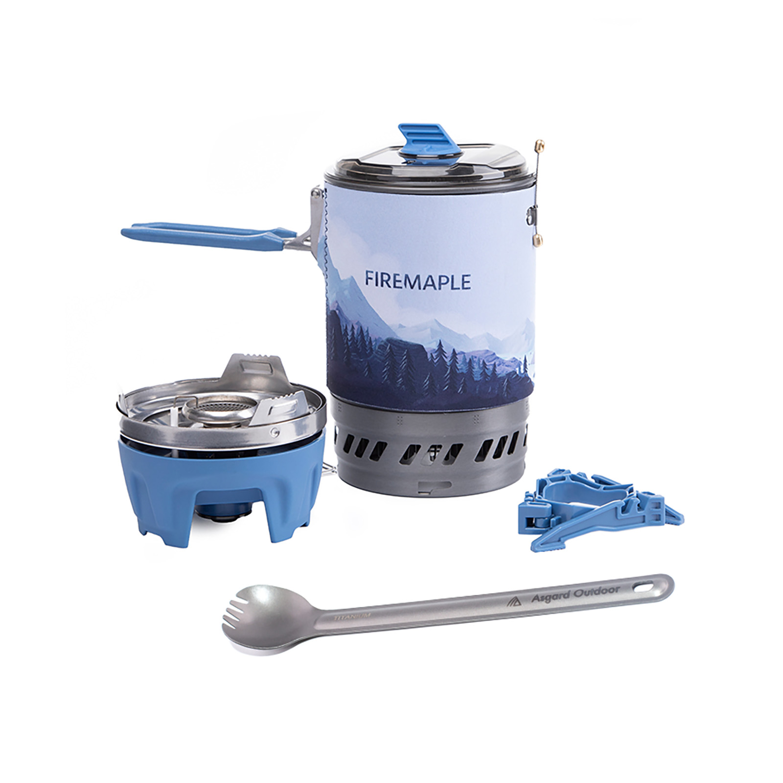 Portable expedition cooking set for easy camp meals