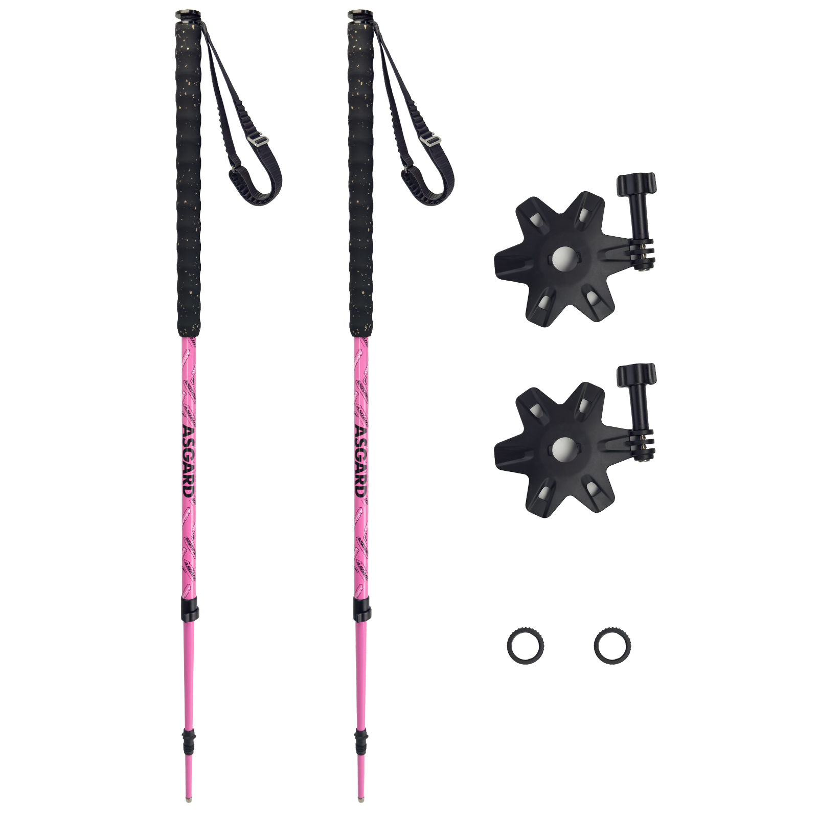 Asgard ski poles and accessories