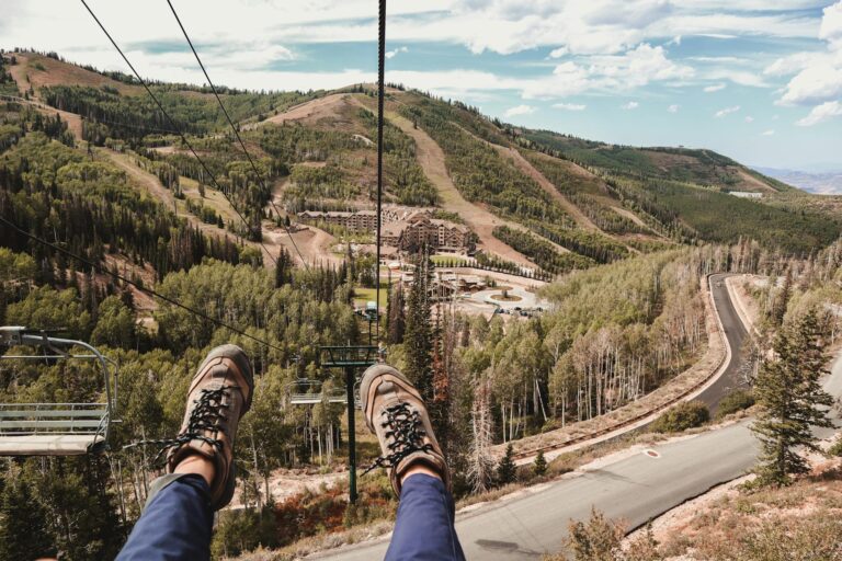 Aerial view of two separate ski areas illustrating Jack Frost and Big Boulder locations-photo-by-pexels