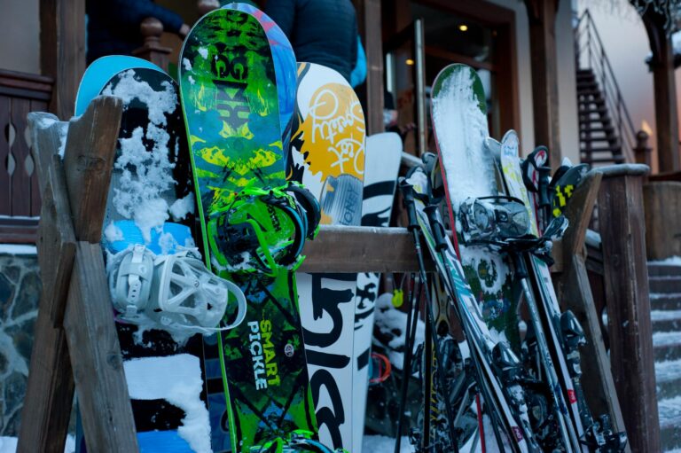 Snowy ski lodge and groomed slopes representing a resort near Roundtop Ski Resort to set the scene-photo-by-pexels